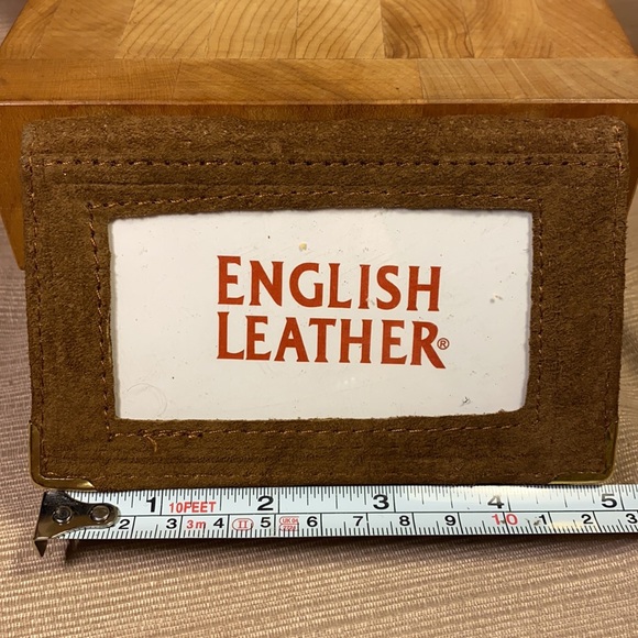 NWOT English Leather leather card wallet - Picture 7 of 15